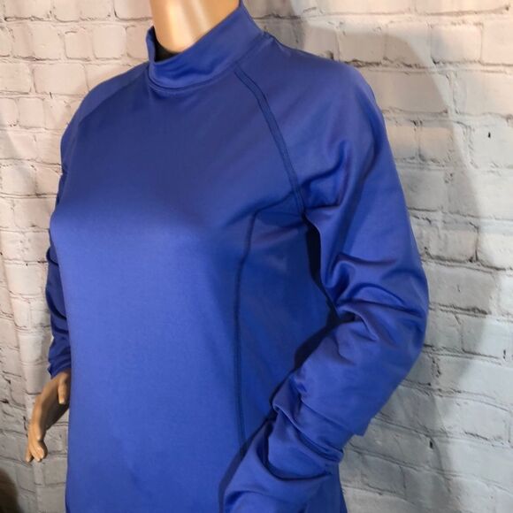 Reebok Mock Turtleneck Long Sleeve Workout Top L - Picture 4 of 8